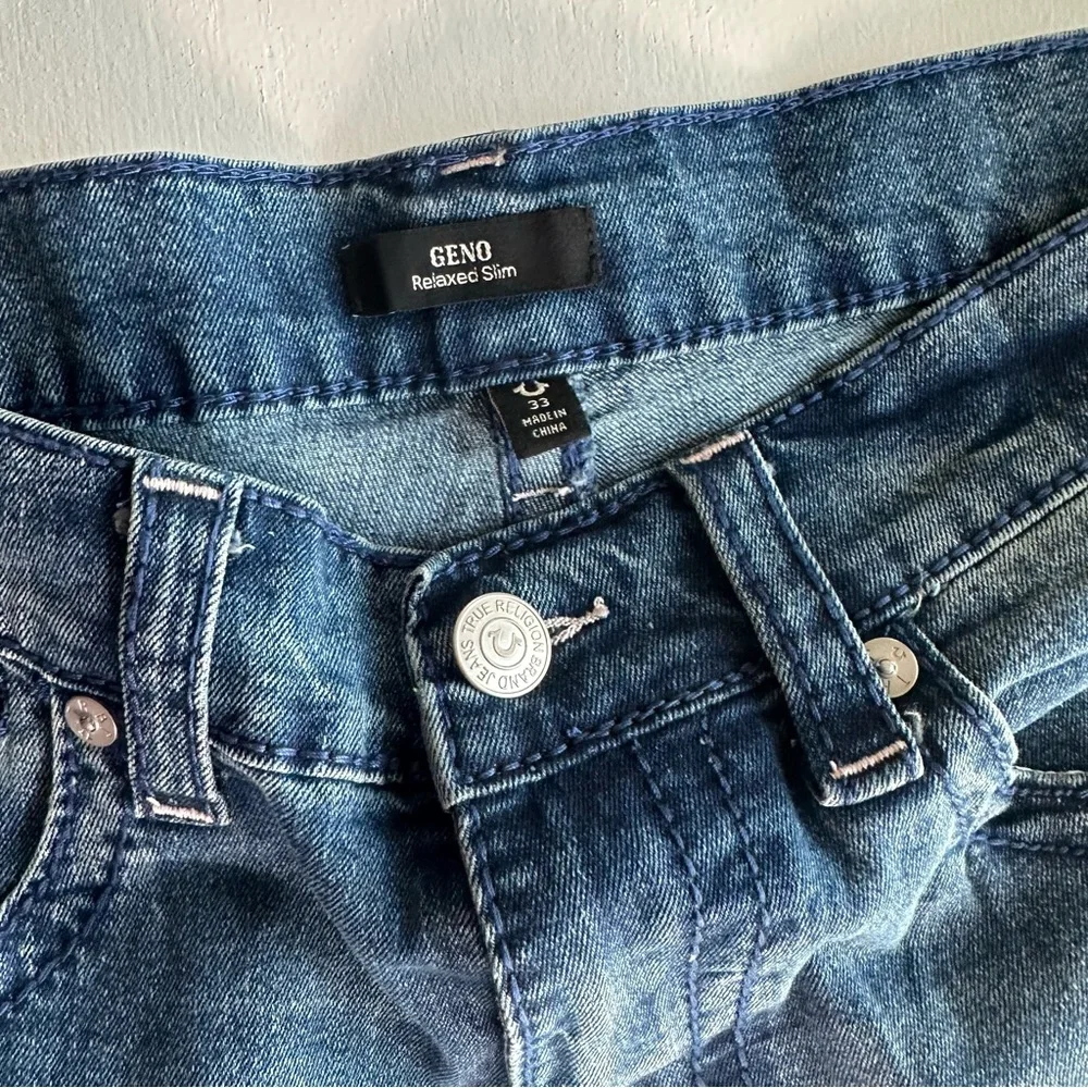True Religion‎ Geno Relaxed Slim Flap Pockets Mens Size 33 NWT